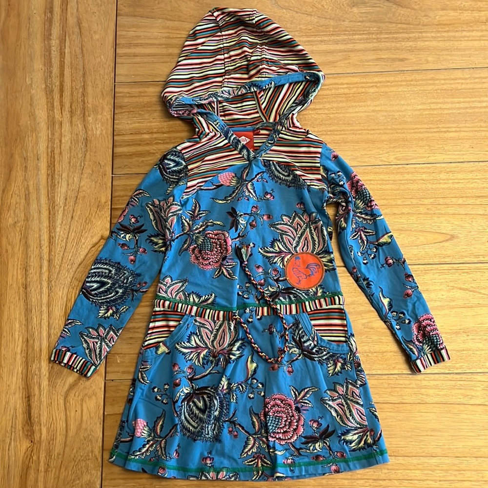 Oilily Hoodie Dress, Size 128